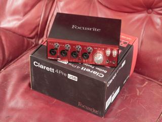 focusrite clarett  4 pre usb